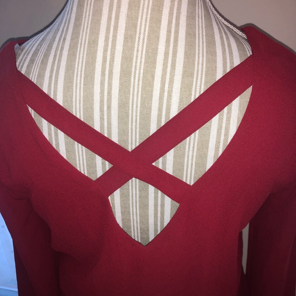 Miami Cross back long sleeve cocktail dress!